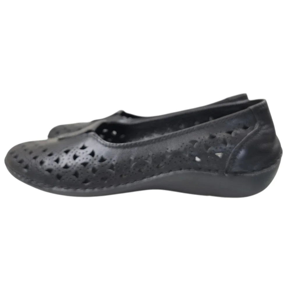 Propet black leather